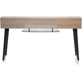 Gator Cases Elite Series 88-Note Keyboard Desk, Driftwood Gray