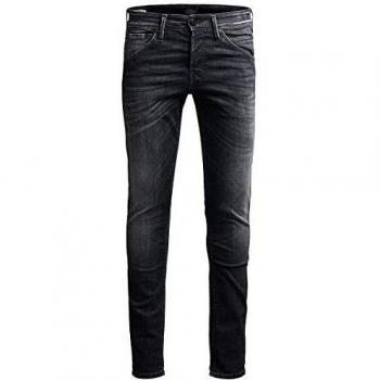 Jack & Jones Glenn Fox 655 Slim Fit Black Denim Jeans for Men