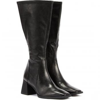 Vagabond Hedda Tall Black Square Toe Women's Boots