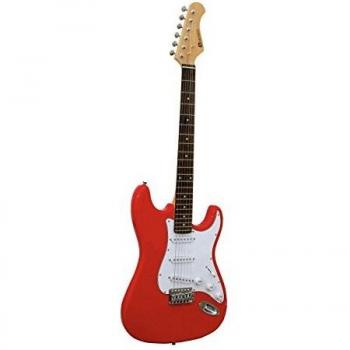 Dimavery 26211050 - Guitarra eléctrica, color rojo
