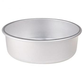 Tortiera Cónica de Aluminio 24 cm con Borde, Altura 8 cm, Profesional FAMA43/8 Agnelli