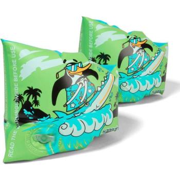 Manguitos de natación Speedo Learn to Swim Character Printed Armbands verde azul claro negro infantil