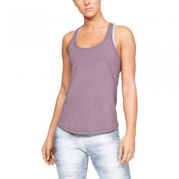 Under Armour X-Back Tank Tanque, Mujer, Púrpura