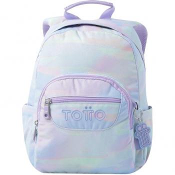 Mochila escolar pequeña Totto Luminia Tempera multicolor