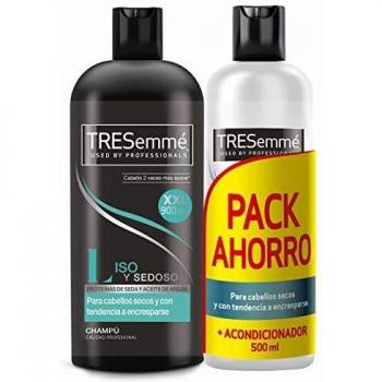 TRESEMME CHAMPU 900ML+ACOND.500ML LISO Y SEDOSO PACK AHORRO