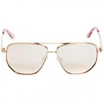 Guess Women's Aviator Sunglasses GU7635 in Shiny Rose Gold, One Size
