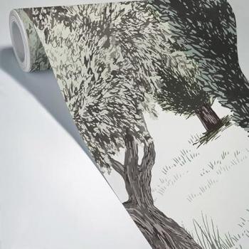 Papel Pintado Panorámico No Tejido 336x270cm Diseño Tivoli Naturaleza