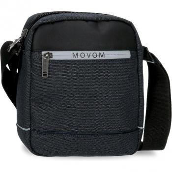 Bandolera Movom Trimmed Azul Marino con Bolsillo Frontal y Correa Ajustable