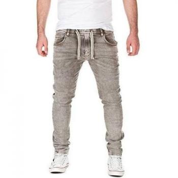 Yazubi hombre Pantalón de deporte Steve - Vaqueros - slim fit, grey