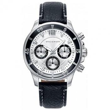Viceroy Reloj Multiesfera para Hombre de Cuarzo con Correa en Cuero 42223-05