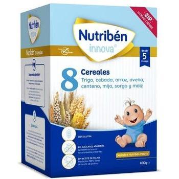 Nutriben Innova 8 Cereales 600g - Fórmula Nutricional Completa para Bebés