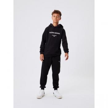 Björn Borg Boys' Borg Pants Black, Size 158-164