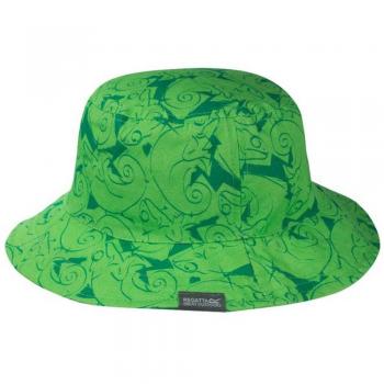 Regatta Boys & Girls Cruze II Cotton Wide Brim Summer Bucket Hat