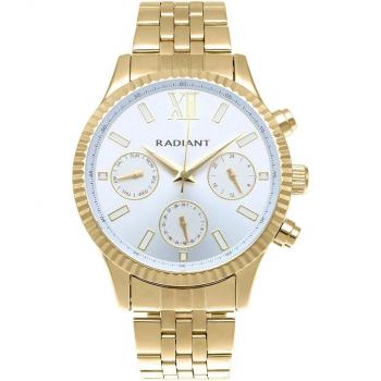 Radiant - Reloj de hombre Alpha RA629703 de acero y correa dorada