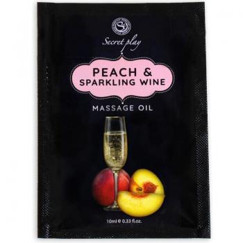 Aceite de Masaje Monodosis Melocotón y Cava Secretplay 10ml