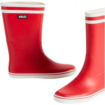 Aigle Malouine 2 Women's Rain Boots Red/White EU 40