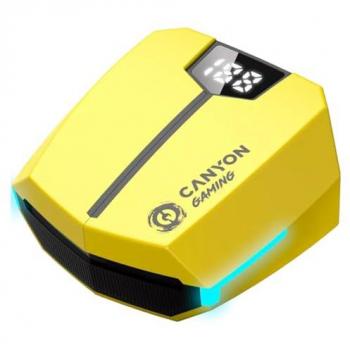 Auriculares Gaming Inalámbricos Canyon DoubleBee GTWS-2 Color Amarillo