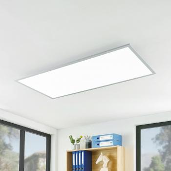 Panel LED Gelora CCT 120 cm x 60 cm con control remoto, moderno, blanco, hecho de plástico para cocina y oficina