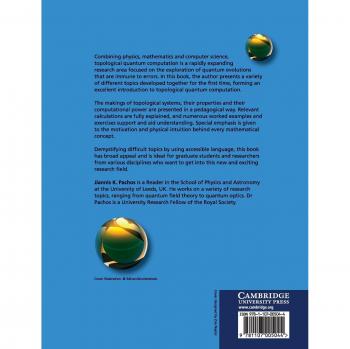 Hardcover Introduction to Topological Quantum Computation by Jiannis K. Pachos