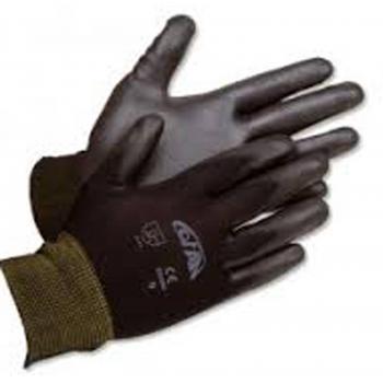Guantes de algodon con palma de poliuretano talla 8