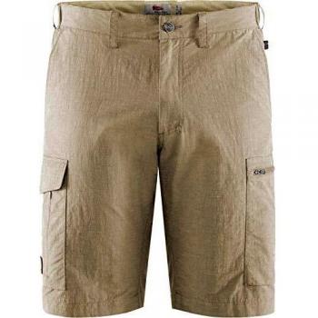 Pantalones Cortos de Senderismo Fjällräven Travellers MT para Hombre, Color Beige Claro