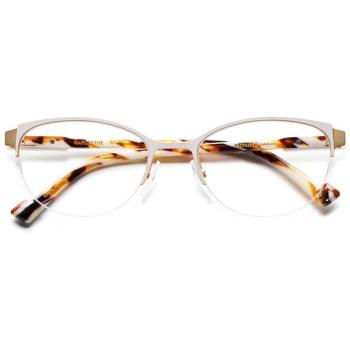 Etnia Barcelona Margrethe WHGD Women's Eyeglasses White Size 54 (Frame Only) - Blue Light Block Available