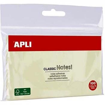 Apli 11699 Notes Color Estandar, 125 X 75