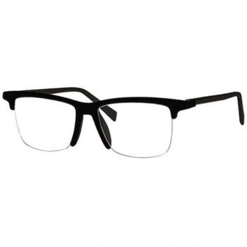 Italia Independent II 5601V 009.000 Men's Eyeglasses Black Size 52 - Blue Light Block Available (Frame Only)