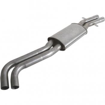 Silenciador central e intermedio 4MAX 0219-01-03134 y 0219-01-03134P, compatible con vehículos específicos, fabricado en acero inoxidable, diseñado para reducir el ruido del escape, fácil instalación