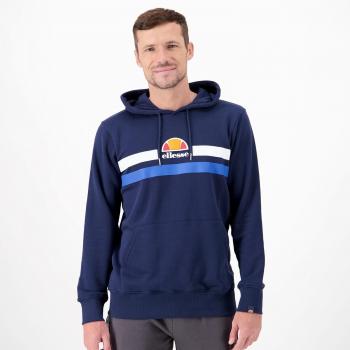 Sudadera Ellesse Alroni Retro Azul Marino con Capucha para Hombre Talla L