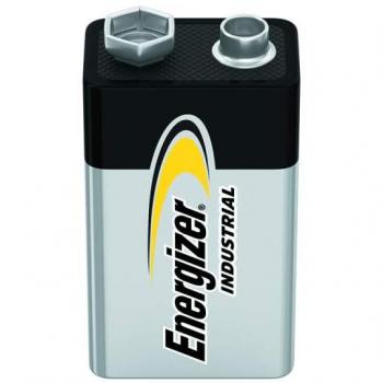Pilas Alcalinas Energizer Industrial 9V - Pack de 156 unidades (6LR61/6LF22)