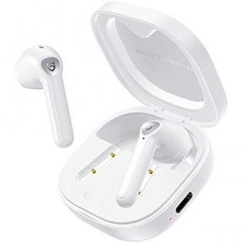 SOUNDPEATS TrueAir2 Auriculares inalámbricos Bluetooth 5.2 Qualcomm3040 aptX TrueWireless Mirroring, 4-Micrófonos Cancelación de Ruido CVC Llamadas claras, diseño Semi-in-Ear, 25 Horas
