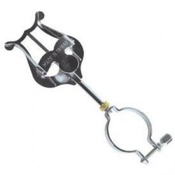 Atril de marcha para clarinete con argolla y soporte ajustable