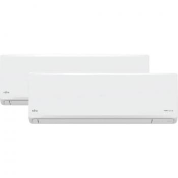Aire acondicionado multisplit 2x1 Fujitsu Inverter ASY25U2MI-KN con 2.150 frig/h + 2.150 frig/h, modelo FUJITSU ASY25U2MI-KNUE