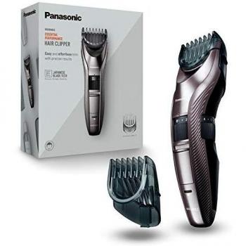 Panasonic ER-GC63-H503 Precision Hair Clipper and Shaver - 0.5 to 20mm, Wireless, Stainless Steel, 39 Length Settings
