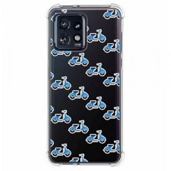 Funda Antigolpes de Silicona con Diseño Scooter para Motorola Edge 40 Pro 5G