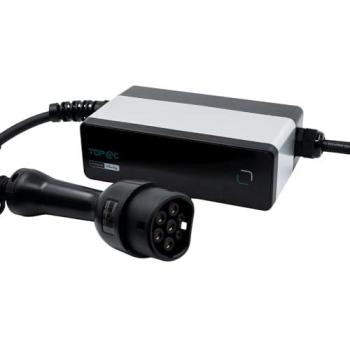 Cargador Portátil de Vehículos Eléctricos TopAC EVE01-11R, 11 kW, Corriente Ajustable (6-16 A), Enchufe Trifásico CEE 16 A, IP