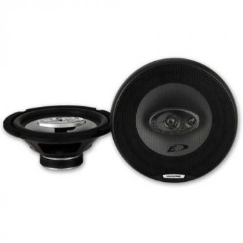Alpine SXE-2035, altavoz coaxial de 3 vias, negro