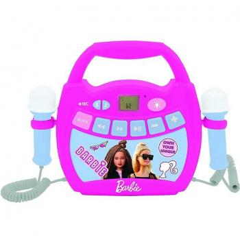 Altavoz Bluetooth® Luminoso de Barbie con Micrófono y Batería Recargable