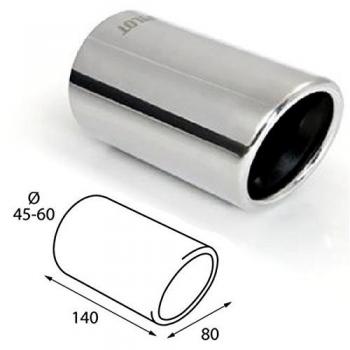 ER60025 - Acero inoxidable de tubo de escape del tubo de escape de para atornillar Embellecedor de tubos de escape universales