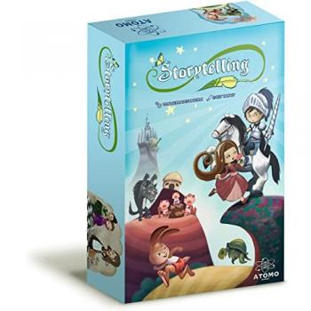 Juego de Mesa Storytelling - Átomo Games ATO29048, incluye narración creativa, ilustraciones atractivas, 2 a 6 jugadores, recomendado para mayores de 8 años, fomenta la imaginación y la comunicación