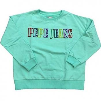 Pepe Jeans - PG580886 Lucia 640 Sea Green - Sudadera Logo - NIÑA