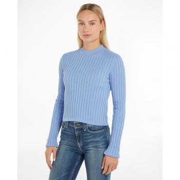 Jersey Tommy Hilfiger con cuello perkins y tejido rib