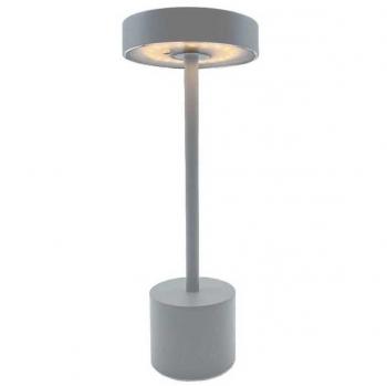 Lámpara de mesa inalámbrica Lumisky ROBY GREY Aluminio