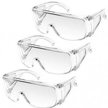 Gafas de seguridad, UNTIRE Gafas Protectoras transparentes antivaho, Prueba de Polvo, a prueba de viento y rayones,para Laboratorio, Agricultura, Industria, trabajo y el deporte