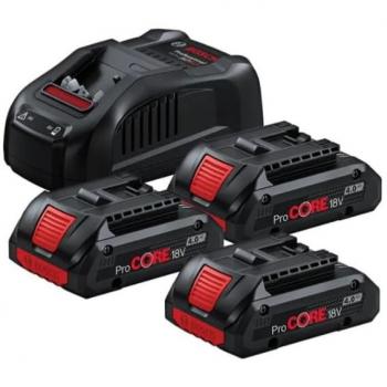 Bosch Starter Set ProCORE 18V 4.0Ah con Cargador GAL1880CV - Batería y Cargador Power Set