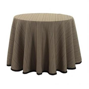Falda para Mesa Camilla Riby Redonda 100 cm Beige - Mantel Decorativo Invierno Hecho en España - Tejido 50% Algodón y 50% Poliéster