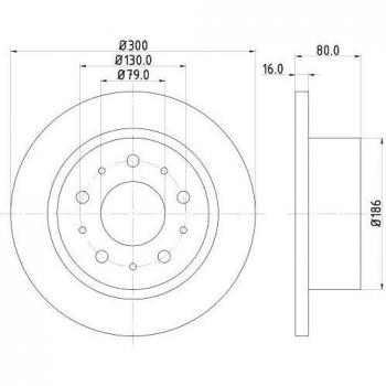 Hella 8dd 355 113 – 731 freno