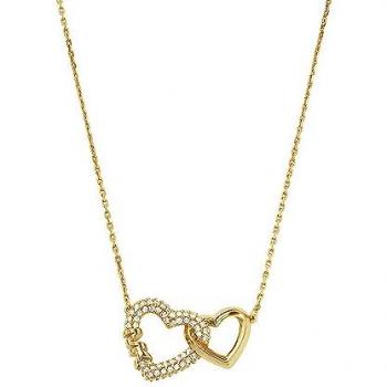 Collar de Plata 925 Michael Kors KORS LOVE con Zircón, Longitud 46 cm