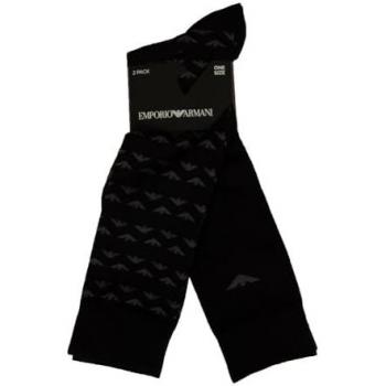 Emporio Armani Men's Black Socks Set OS Size